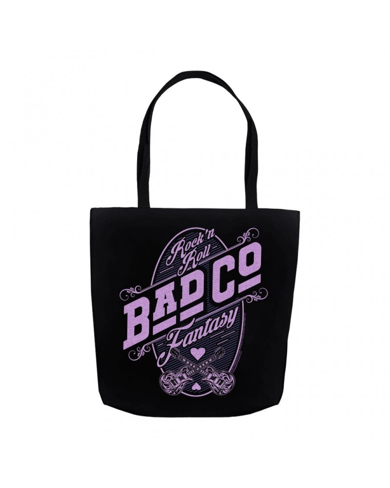 Bad Company Tote Bag | Rock N' Roll Fantasy Purple Bag $10.90 Bags