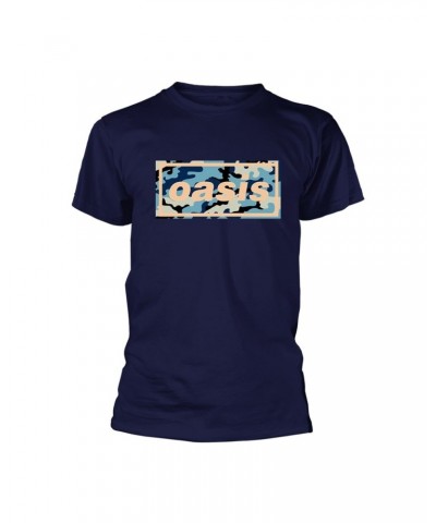 Oasis T-Shirt - Camo Logo Navy (Bolur) $13.48 Shirts