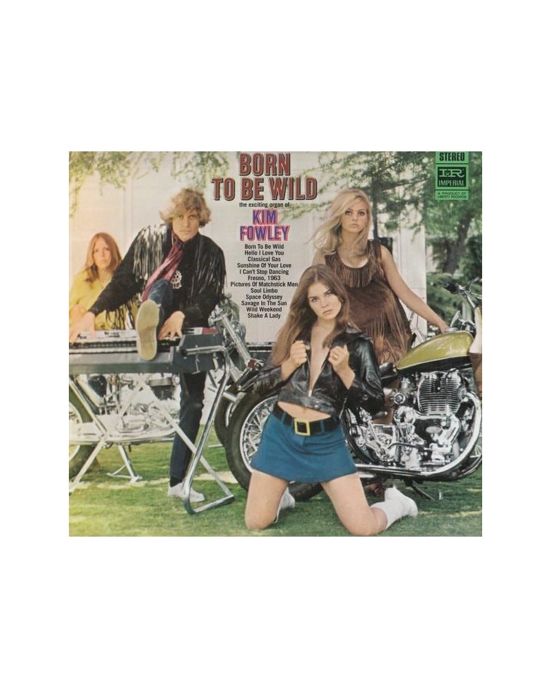 Kim Fowley BORN TO BE WILD (24 BIT REMASTER/DELUXE MINI LP JACKET) CD $4.75 Vinyl