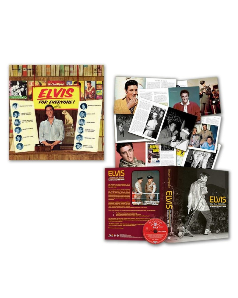 Elvis Presley For Everyone CD and Best of British (book w/ CD) Bundle $37.08 CD