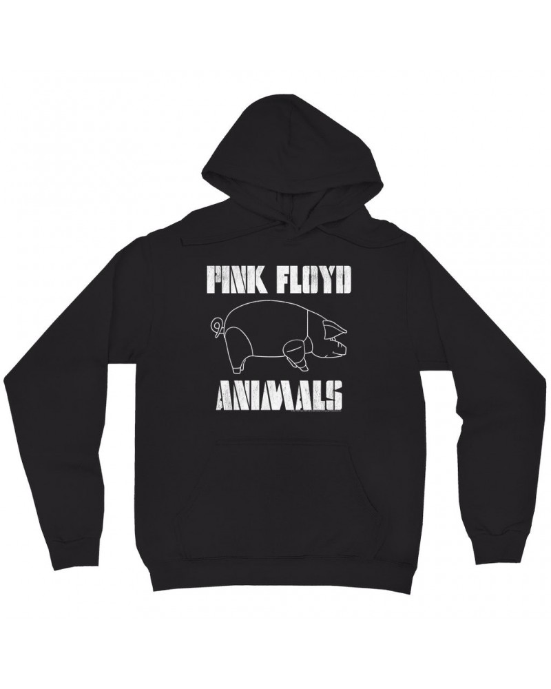 Pink Floyd Hoodie | David Gilmour's Animals Concert Design Hoodie $17.58 Sweatshirts