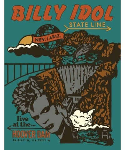 Billy Idol STATE LINE: LIVE AT THE HOOVER DAM Blu-ray $8.20 Videos