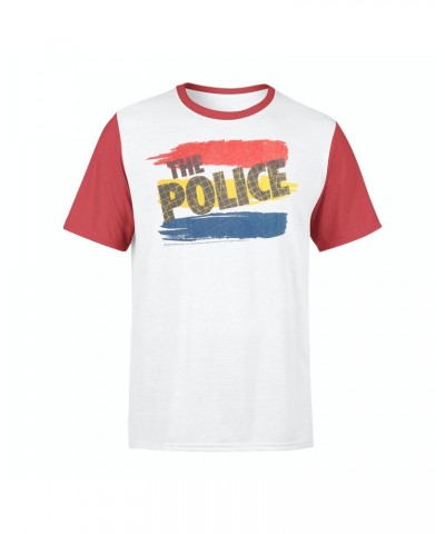 The Police White Raglan T-shirt $7.65 Shirts