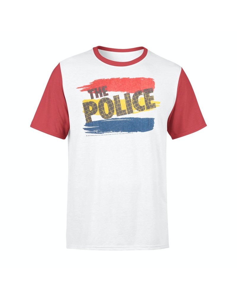 The Police White Raglan T-shirt $7.65 Shirts