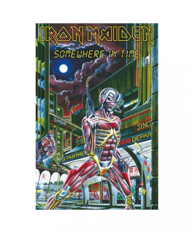 Iron Maiden Textile Poster - Iron Maiden Somewhere In Time (Fáni) $10.93 Decor