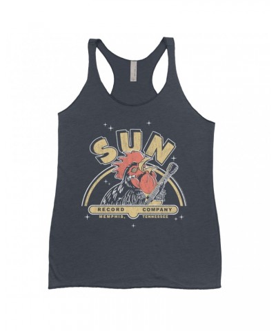 Sun Records Ladies' Tank Top | Retro Rooster Logo Shirt $12.45 Shirts