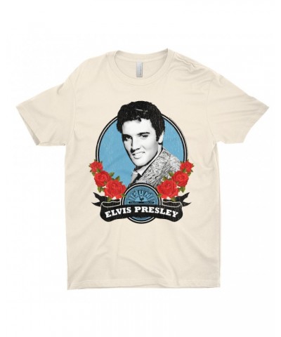 Elvis Presley Sun Records T-Shirt | In Roses Distressed Sun Records Shirt $7.98 Shirts