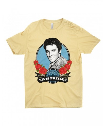 Elvis Presley Sun Records T-Shirt | In Roses Distressed Sun Records Shirt $7.98 Shirts