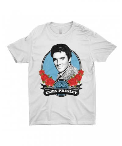 Elvis Presley Sun Records T-Shirt | In Roses Distressed Sun Records Shirt $7.98 Shirts