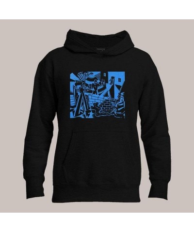 King Krule CELLULAR BLACK HOODIE $16.67 Sweatshirts