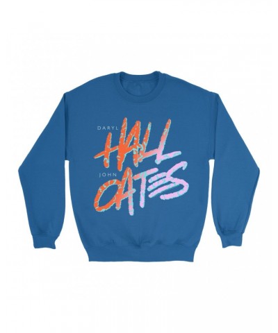 Daryl Hall & John Oates Sweatshirt | Retro Graffiti Logo Sweatshirt $10.83 Sweatshirts