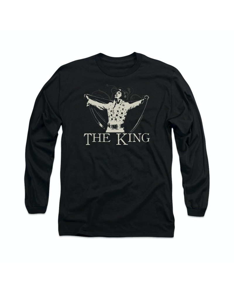 Elvis Presley Ornate King Longsleeve Shirt $11.70 Shirts