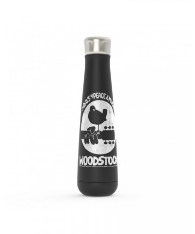 Woodstock Peristyle Water Bottle | Bird And Guitar All In White Water Bottle $8.04 Drinkware