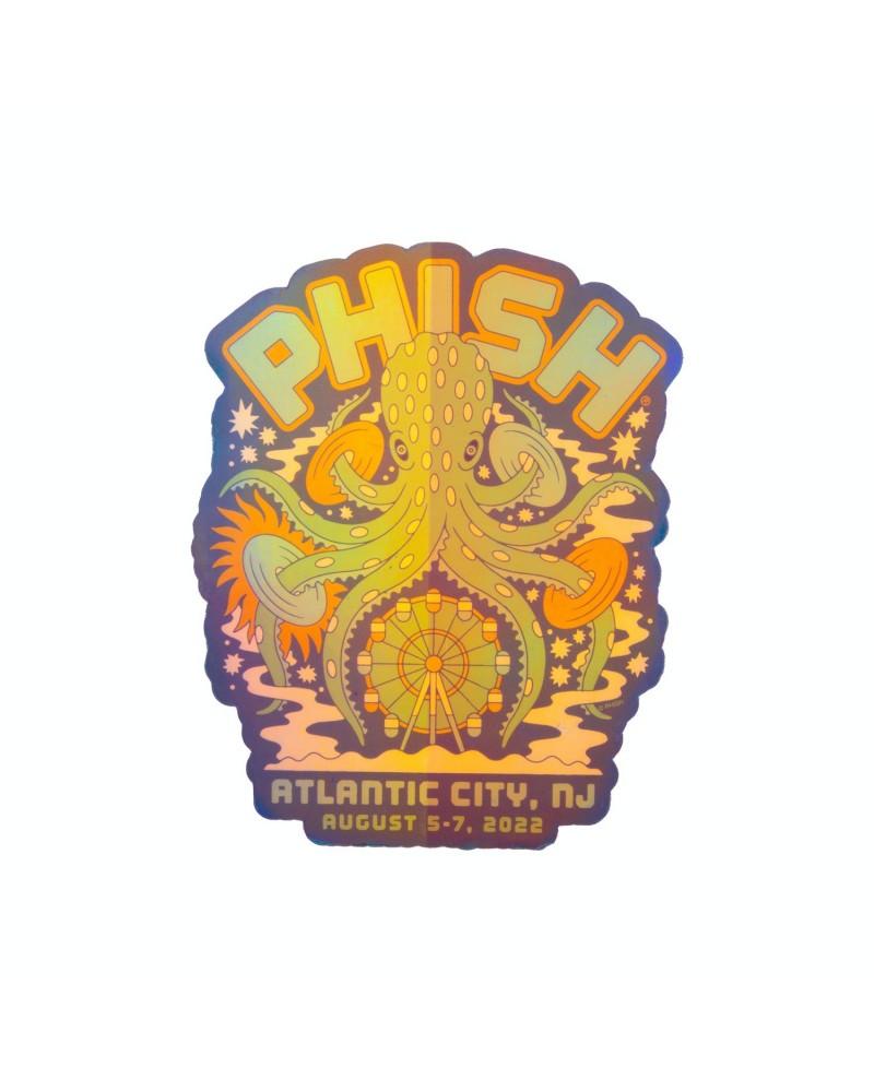 Phish Atlantic City Octopus Event Sticker $1.60 Accessories