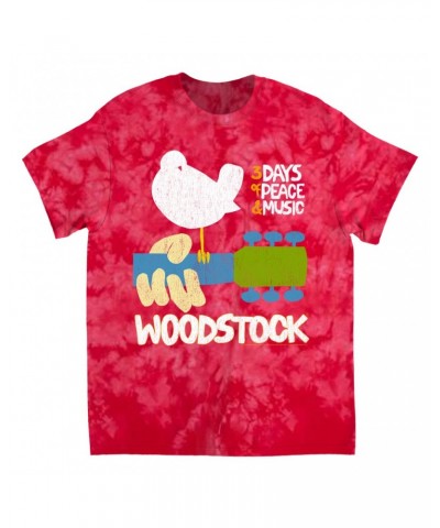 Woodstock T-Shirt | 3 Days Of Peace And Music Tie Dye Shirt $12.67 Shirts