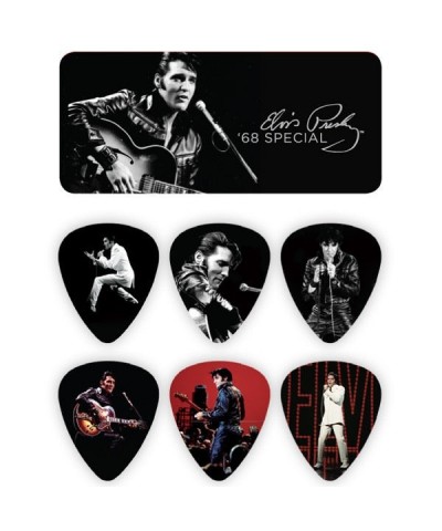 Elvis Presley 68 Special Guitar Picks & Tin $4.50 Instruments