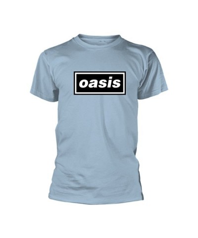 Oasis T-Shirt - Decca Logo (Light Blue) $10.16 Shirts