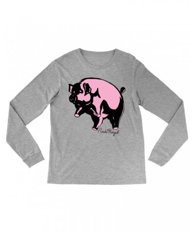 Pink Floyd Long Sleeve Shirt | Classic Flying Pig Album Art Shirt $13.18 Shirts