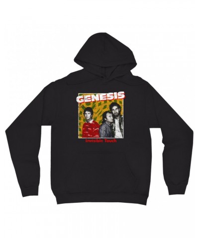 Genesis Hoodie | Invisible Touch Throwback Poster Distressed Hoodie $11.99 Sweatshirts