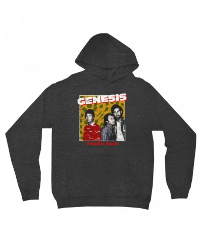 Genesis Hoodie | Invisible Touch Throwback Poster Distressed Hoodie $11.99 Sweatshirts