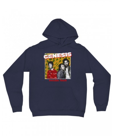 Genesis Hoodie | Invisible Touch Throwback Poster Distressed Hoodie $11.99 Sweatshirts