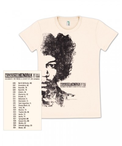 Jimi Hendrix Experience Hendrix 2012 Tour Ladies T-Shirt $1.89 Shirts