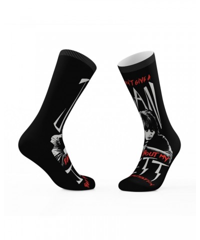 Joan Jett & the Blackhearts Bad Reputation Black Tribe Socks $11.50 Footware