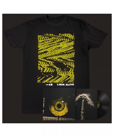 Black Hill Records Black Pistol Fire - Static Tee + Vinyl Bundle $16.00 Vinyl