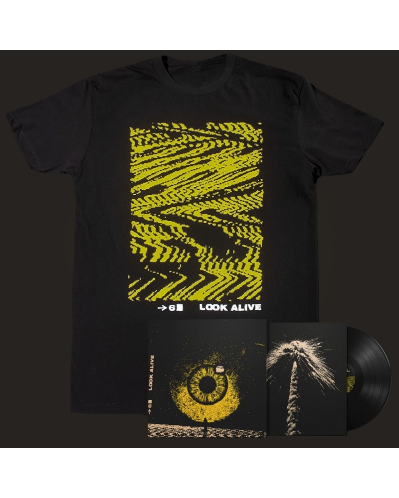 Black Hill Records Black Pistol Fire - Static Tee + Vinyl Bundle $16.00 Vinyl