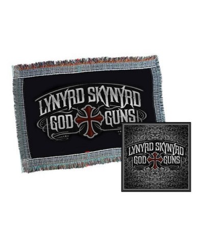 Lynyrd Skynyrd NEW - God & Guns Throw Blanket and CD Bundle $32.48 CD