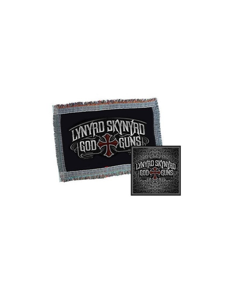 Lynyrd Skynyrd NEW - God & Guns Throw Blanket and CD Bundle $32.48 CD