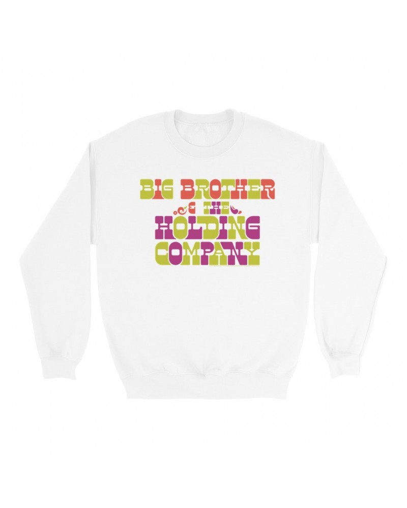 Big Brother & The Holding Company Sweatshirt | BBHC Retro Logo Big Brother and The Holding Co. Sweatshirt $10.83 Sweatshirts