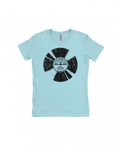 Sun Records Ladies' Boyfriend T-Shirt | Where Rock N' Roll Was Born Record Distressed Shirt $11.23 Shirts