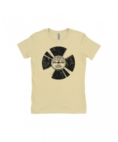 Sun Records Ladies' Boyfriend T-Shirt | Where Rock N' Roll Was Born Record Distressed Shirt $11.23 Shirts