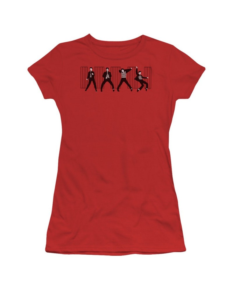 Elvis Presley Juniors Shirt | JAILHOUSE ROCK Juniors T Shirt $5.76 Shirts