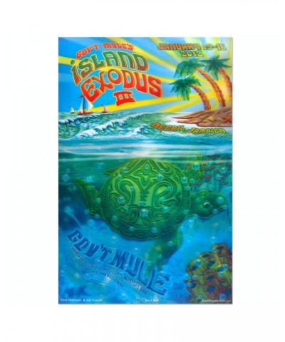 Gov't Mule Gov’t Mule Island Exodus III (2012) Event Poster $7.20 Decor