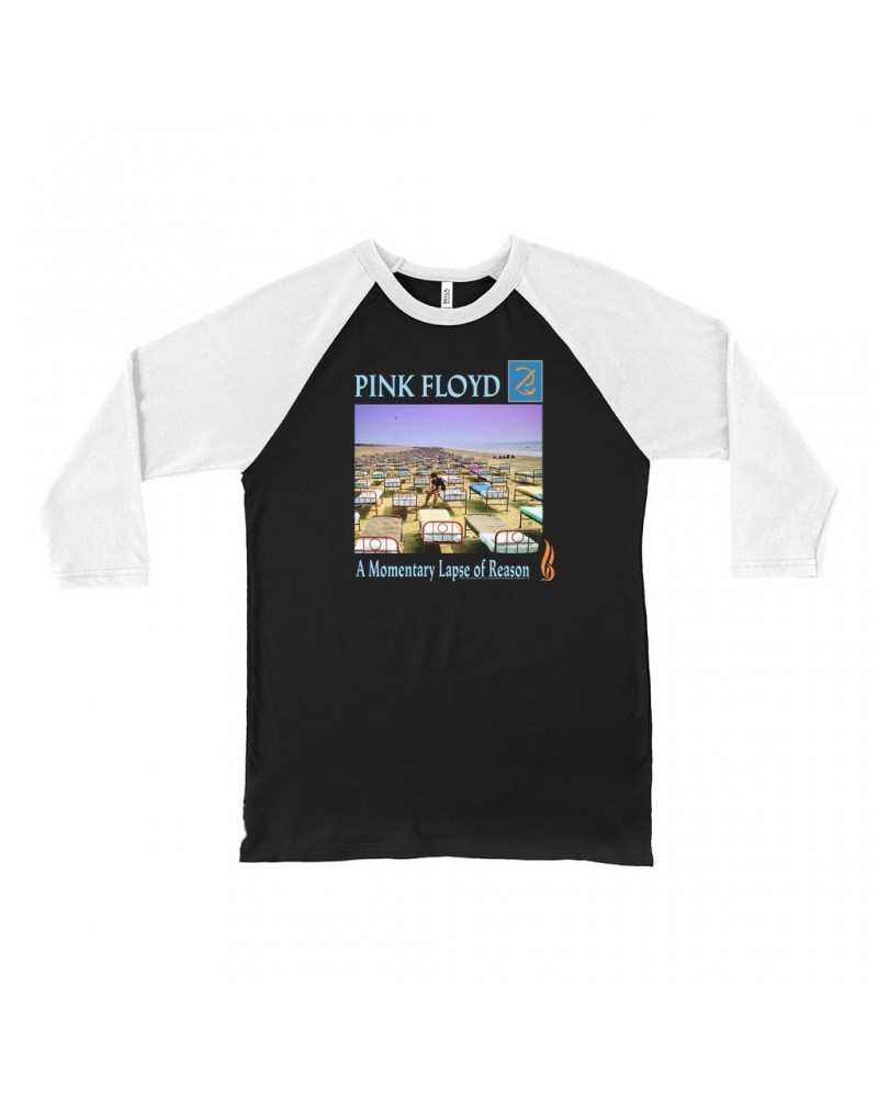 Pink Floyd 3/4 Sleeve Baseball Tee | A Momentary Lapse Of Reason Album Cover Shirt $8.99 Shirts