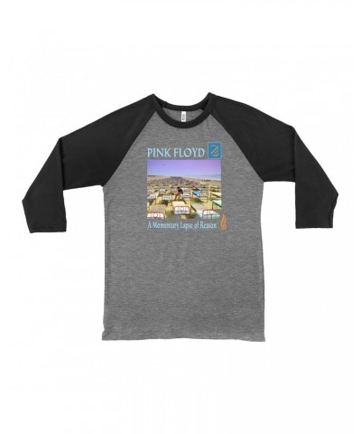 Pink Floyd 3/4 Sleeve Baseball Tee | A Momentary Lapse Of Reason Album Cover Shirt $8.99 Shirts