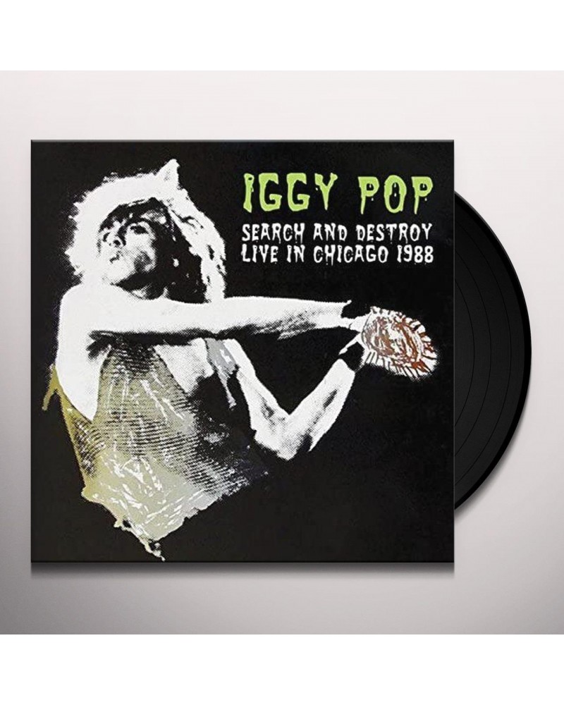 Iggy Pop Search And Destroy: Live In Chicago 1988 Vinyl Record $12.12 Vinyl