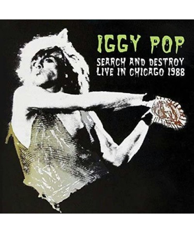 Iggy Pop Search And Destroy: Live In Chicago 1988 Vinyl Record $12.12 Vinyl