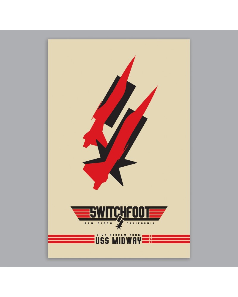 Switchfoot USS Midway Inverted Poster $2.45 Decor