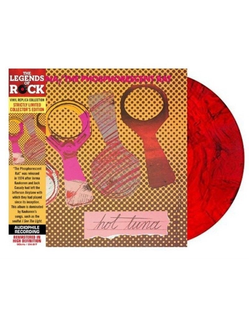 Hot Tuna THE PHOSPHORESCENT RAT (RED SWIRL) Vinyl Record $8.69 Vinyl