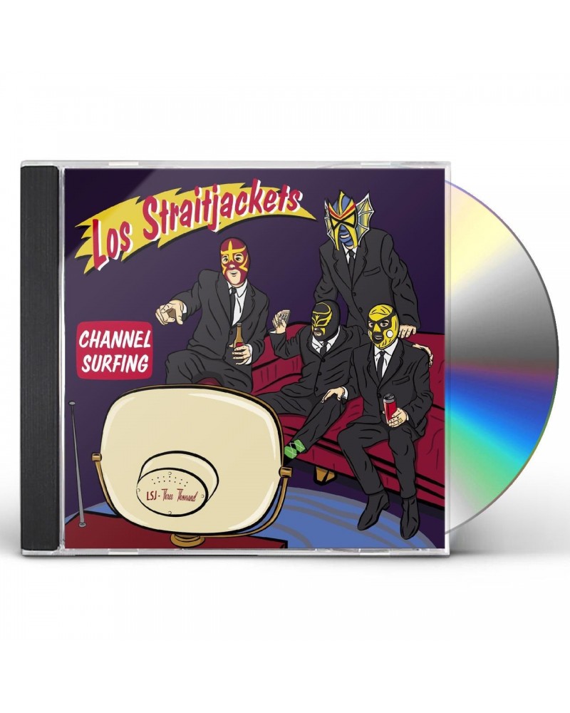 Los Straitjackets CHANNEL SURFING CD $6.06 CD