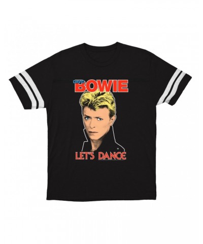 David Bowie T-Shirt | Let's Dance Classic Football Shirt $10.54 Shirts