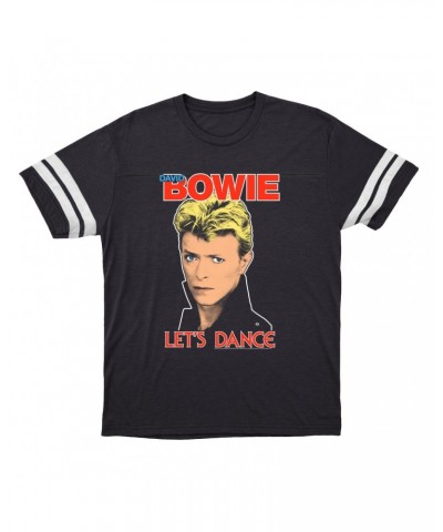 David Bowie T-Shirt | Let's Dance Classic Football Shirt $10.54 Shirts