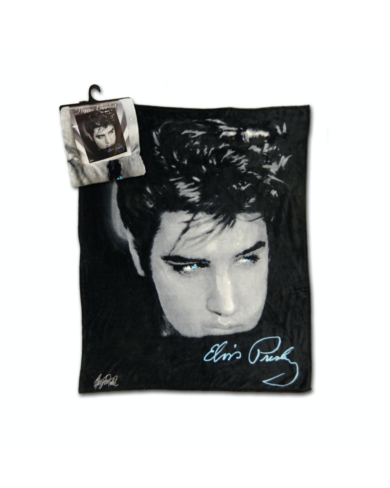 Elvis Presley Up Close Throw Blanket $12.58 Blankets