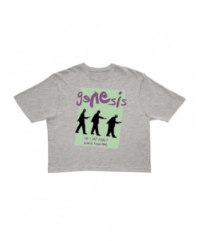 Genesis Ladies' Crop Tee | 1992 World Tour We Can't Dance Pastel Crop T-shirt $10.24 Shirts