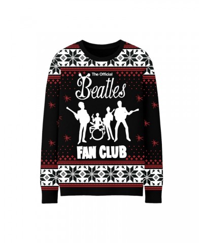 The Beatles Official Beatles Fan Club Ugly Christmas Sweater $17.05 Sweatshirts