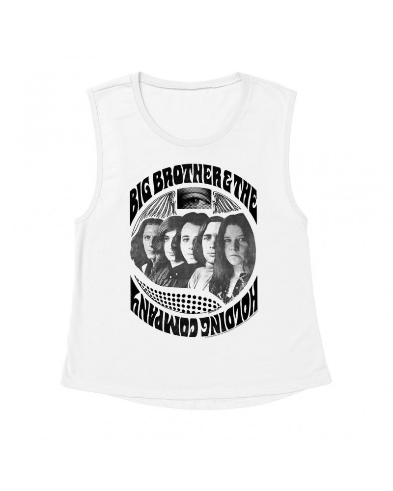 Big Brother & The Holding Company Ladies' Muscle Tank Top | Feat. Janis Joplin 1967 Poster Big Brother and The Holding Co. Sh...