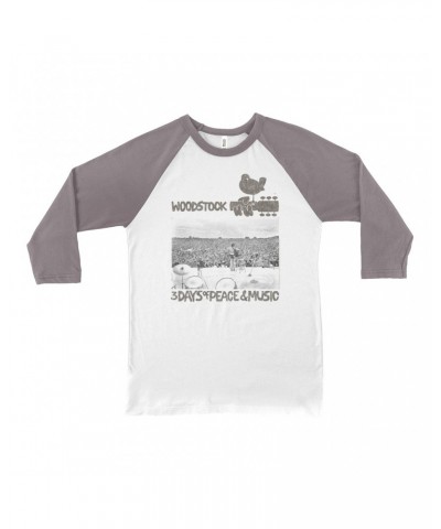 Woodstock 3/4 Sleeve Baseball Tee | On Stage At Shirt $11.68 Shirts